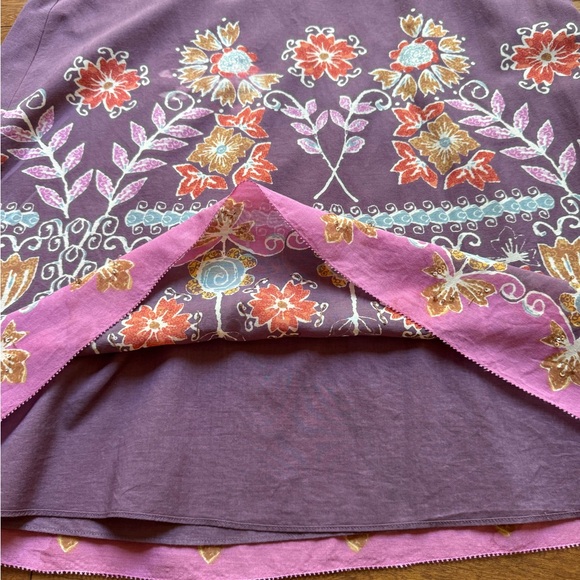 Sigrid Olsen Floral and Sequin Vintage Skirt - Picture 7 of 15